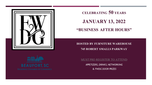 Beaufort Reg. Chamber of Commerce & Visitors Center: Business After Hours hosted by FWDG
