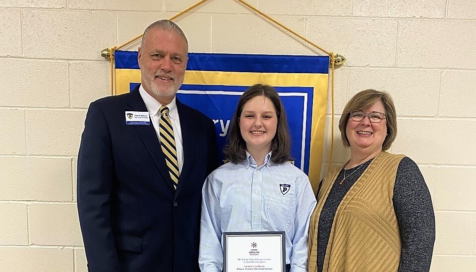 Cochran Selected as Rotary Student of the Semester Cochran Selected as Rotary Student of the Semester
