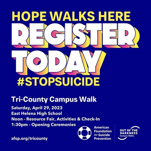 The Tri-county Out of the Darkness Campus Walk is Just a Little Over a Month Away