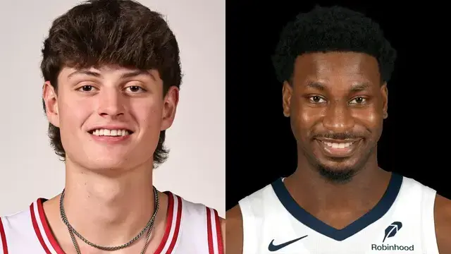 Blake Lecklitner and Jaren Jackson Jr. Blake Lecklitner and Jaren Jackson Jr.