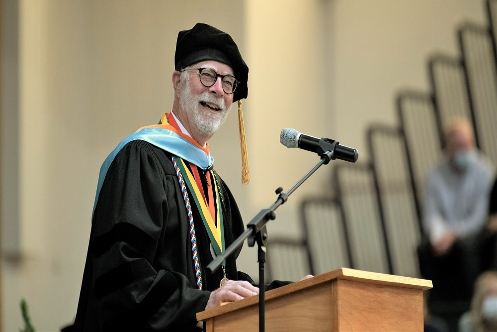 Husson University Community Leader John Rohman receives Chesley H. Husson, SR. Award from Husson University