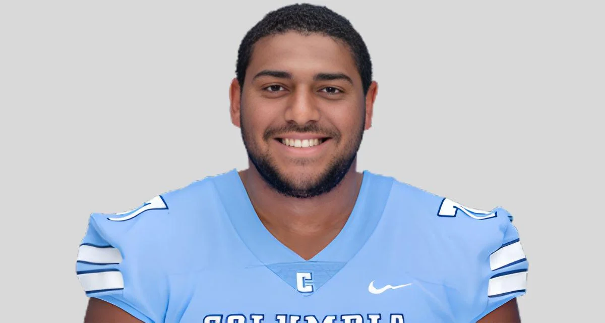 Noah Jordan, Offensive lineman at Columbia University