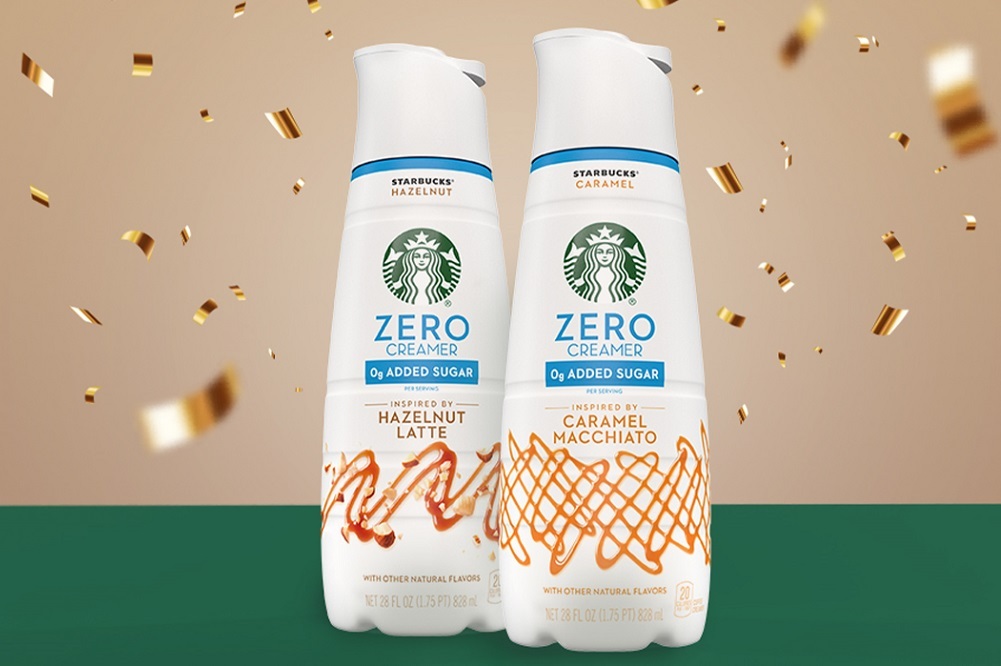 New Starbucks Zero Creamers with 0g Added Sugar per Serving Now Available