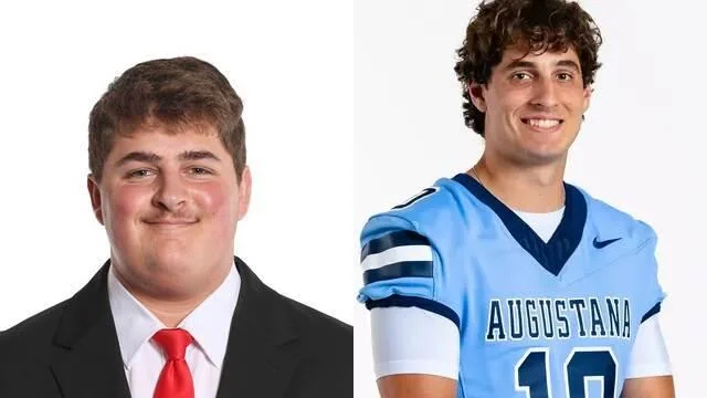 Which ex-high school athletes from West Central Wisconsin area will compete in the week of Monday, Aug. 31?