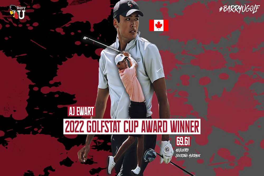 Ewart Wins GolfStat Cup
