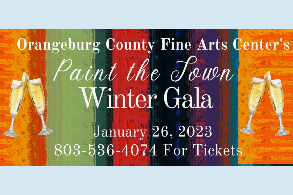 Orangeburg County Fine Arts Center’s Paint the Town Winter Gala