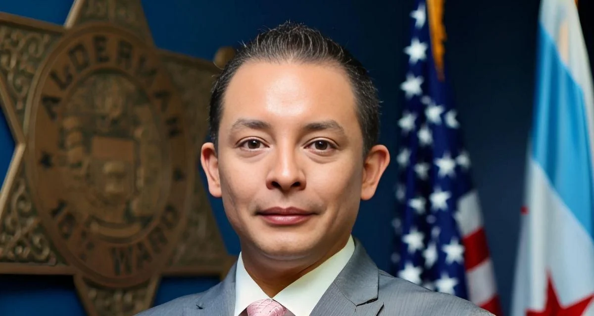 15th Ward Alderman Ray Lopez - Official Headshot