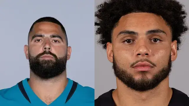 Patrick Mekari and Drake London