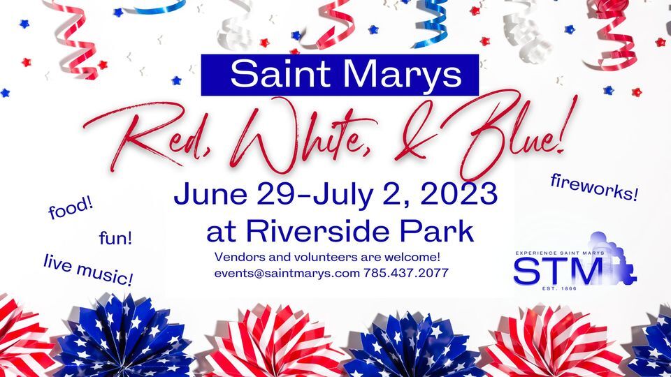 Saint Marys Red, White & Blue!