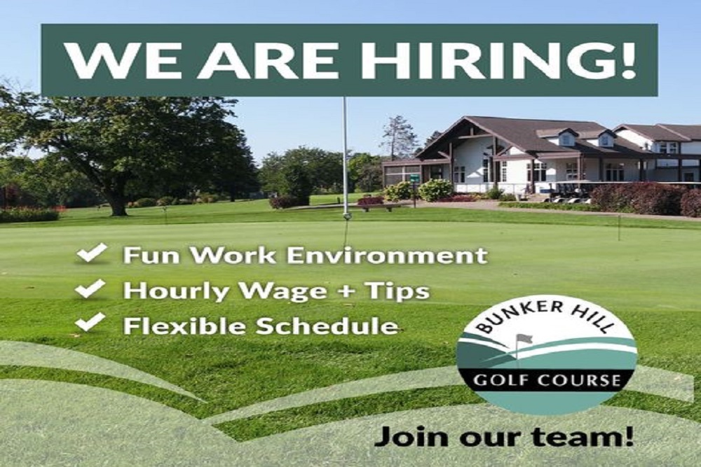 Several City departments and divisions are hiring for seasonal positions including Bunker Hill Golf Course! Several City departments and divisions are hiring for seasonal positions including Bunker Hill Golf Course!