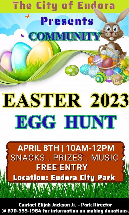 Yearly Easter Egg Hunt to be held April 8, 2023 Yearly Easter Egg Hunt to be held April 8, 2023