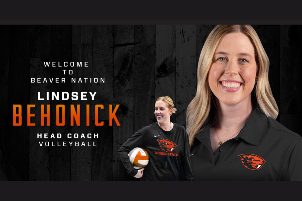 Lindsey Behonick Named 12th Oregon State Volleyball Head Coach Lindsey Behonick Named 12th Oregon State Volleyball Head Coach