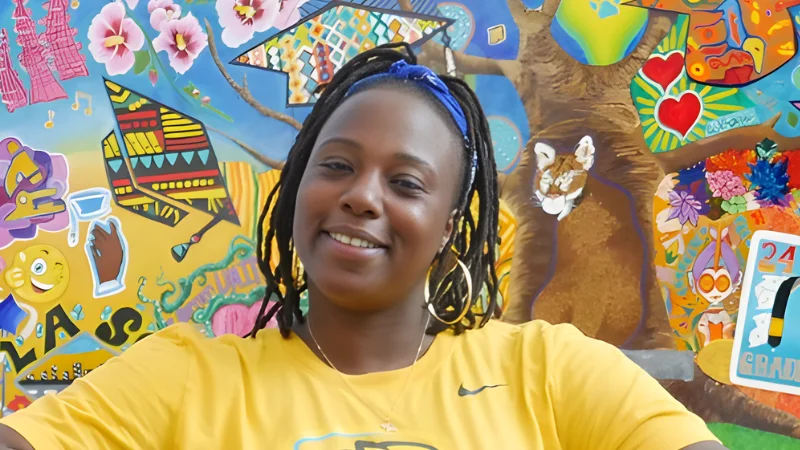 Angél LaShae McClelland, Executive Vice President of the Associated Student Organization at Los Angeles Southwest College (LASC)