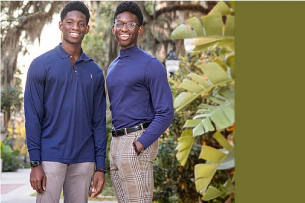 Sogbesan ’20 Twins Featured in Florida Trend