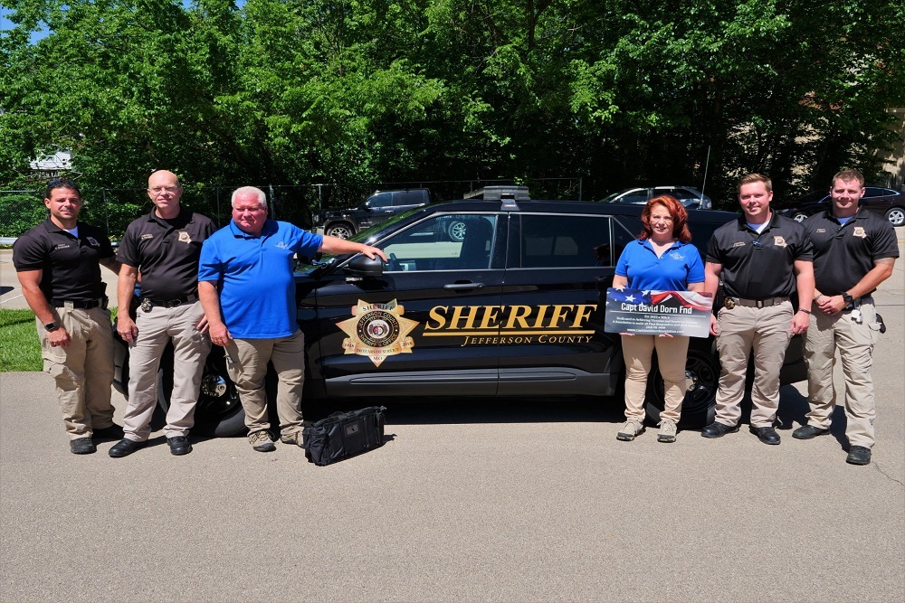 Jefferson County Sheriff’s Office – Ann Dorn and Gary Foster of the Capt. David Dorn Foundation
