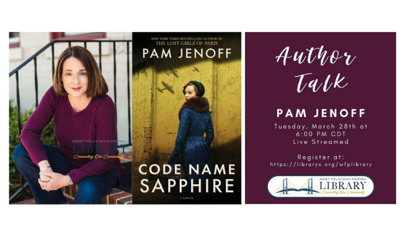 Code Name Sapphire: Live Streamed Author Talk with Pam Jenoff