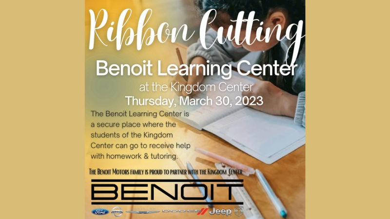 Ribbon Cutting: Benoit Learning Center