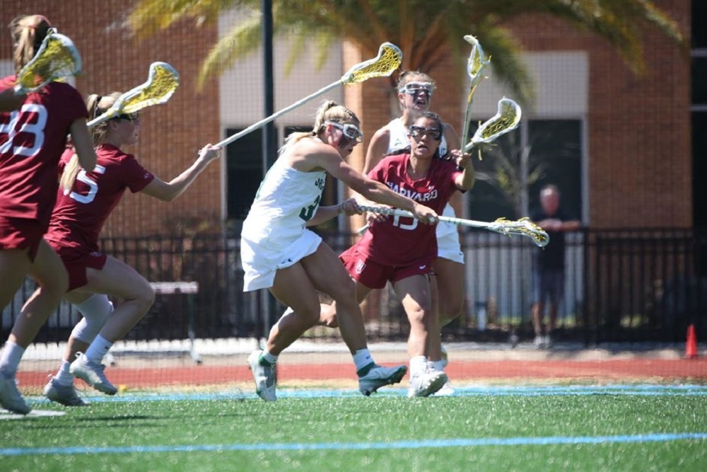 Elms sets record in Women’s Lacrosse Win Over Harvard