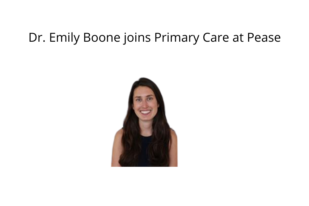 Dr. Emily Boone joins Primary Care at Pease Dr. Emily Boone joins Primary Care at Pease