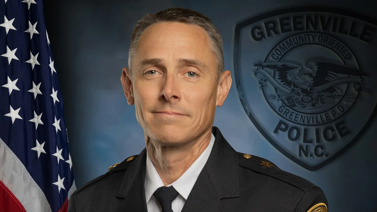 Richard Tyndall, Chief of Police at Greenville Police Department - https://www.greenvillenc.gov/