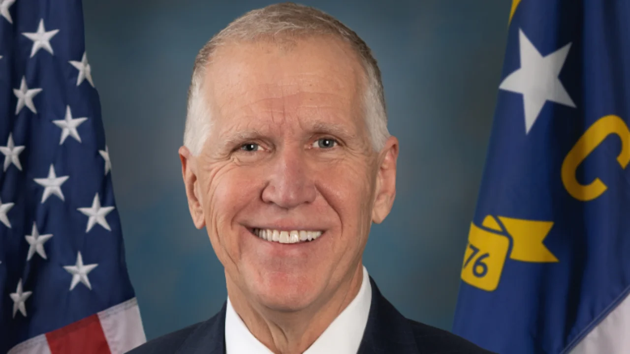 Senator Thom Tillis supports Trump and Israel while celebrating financial legislation