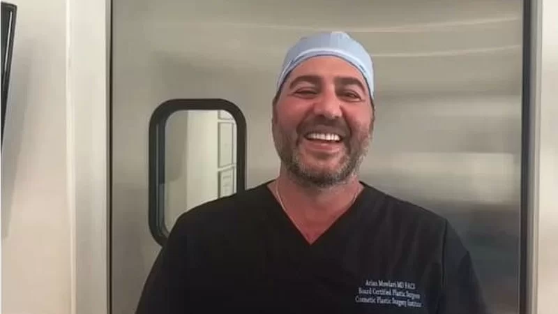 Dr. Arian Mowlavi, a South Orange County plastic surgeon known on Instagram as “Dr. Laguna”