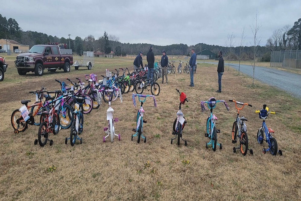 Annual Bike Giveaway at Sawmill Park
