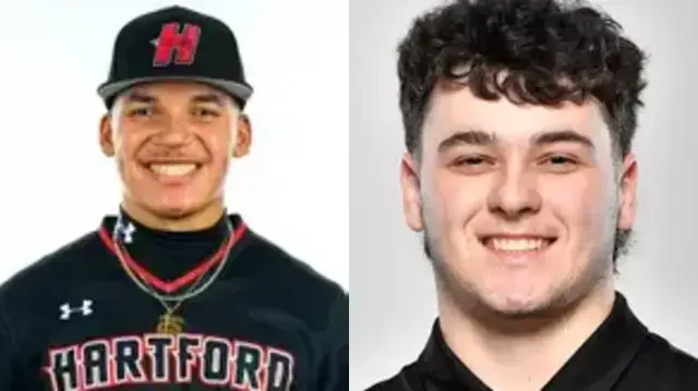 Which former Hartford Reporter area high school standouts will be in action on Saturday, April 19?