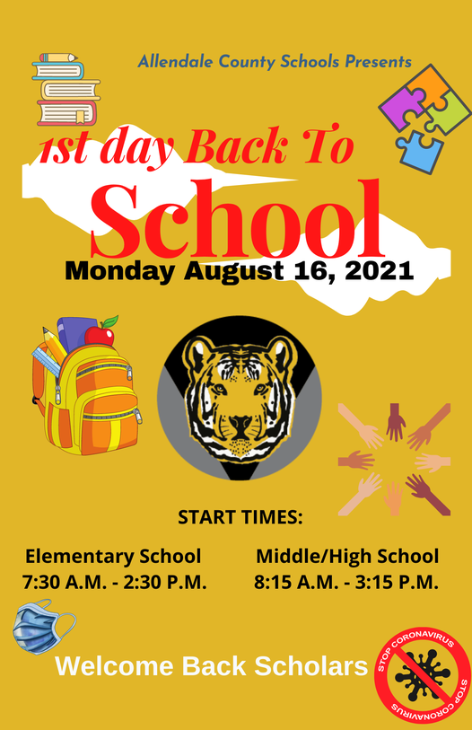 Allendale County Schools: Mark Your Calendars! Welcome Back Scholars! Allendale County Schools: Mark Your Calendars! Welcome Back Scholars!