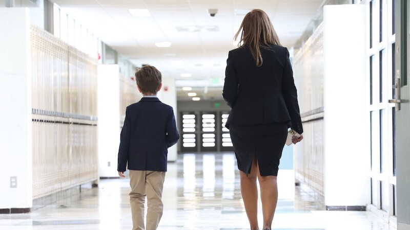‘He was tough and he dressed the part,’ says Roberson of elementary student who played role of superintendent-for-a-day