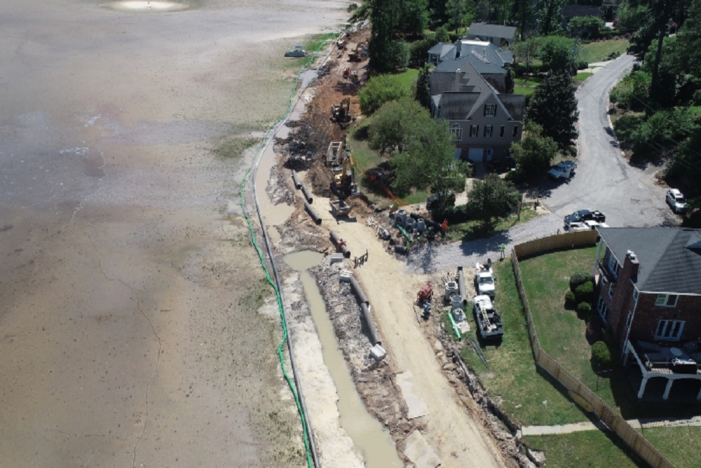 Using community engagement to solve the challenges of a sewer line project