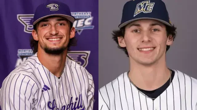 Which former Plymouth Reporter area high school standouts will be in action on Friday, April 11?