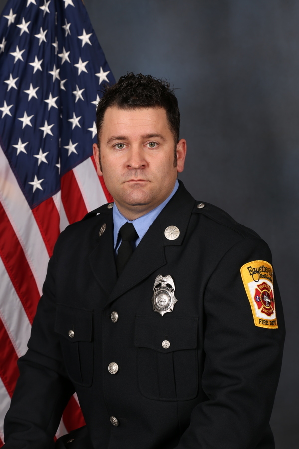 CITY OF FAYETTEVILLE FIRE DEPARTMENT: Promotion of Master Firefighter Clinton Myers to the rank of Fire lieutenant