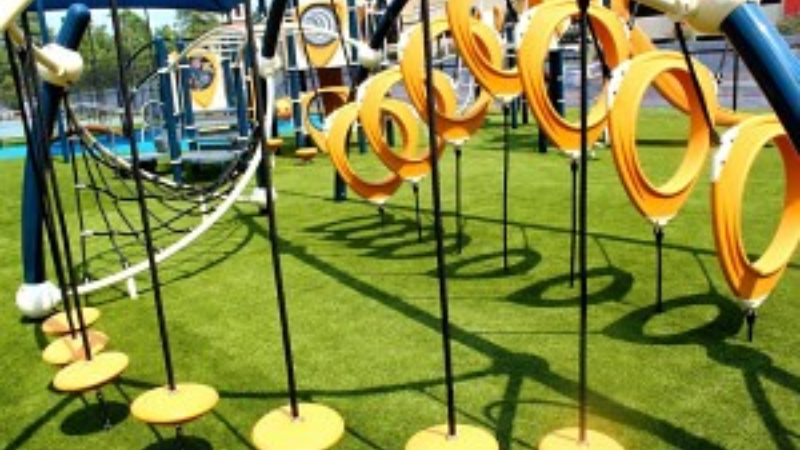 New turf installed at remodeled Myrtle Beach playground