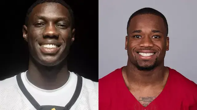 Mo Toure and Darren Hall