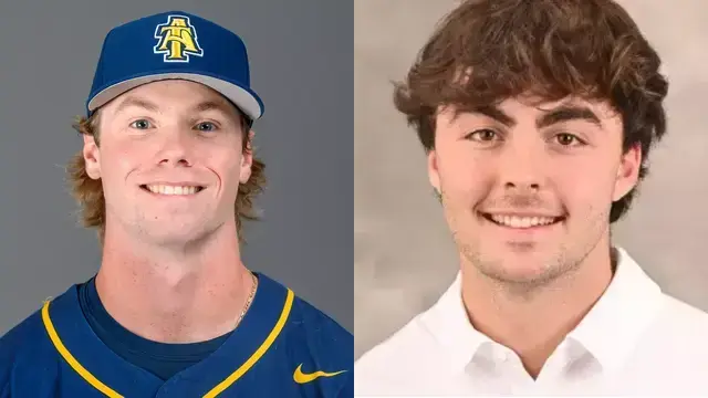 Which former North Guilford News area high school standouts will be in action on Sunday, April 20?