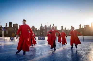 Hampton Court Palace Ice Rink on Jan 8