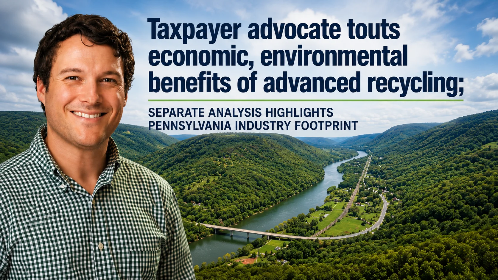 Taxpayer advocate touts economic, environmental benefits of advanced recycling; separate analysis highlights Pa. industry footprint