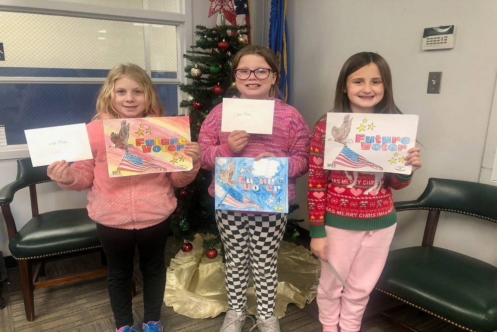 Coweta Southside Elementary 3rd graders participated in a “Future Voters” Coloring Contest Coweta Southside Elementary 3rd graders participated in a “Future Voters” Coloring Contest