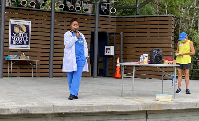 McLeod Health: McLeod Seacoast Physician Speaks to NMB Running Group