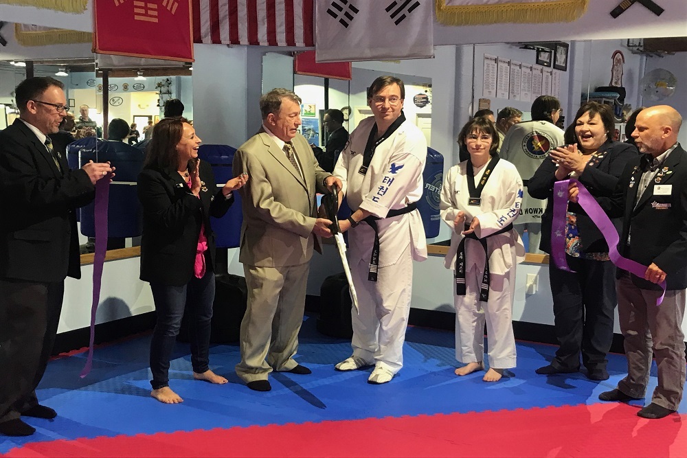Cut Stone Ribbon Cutting