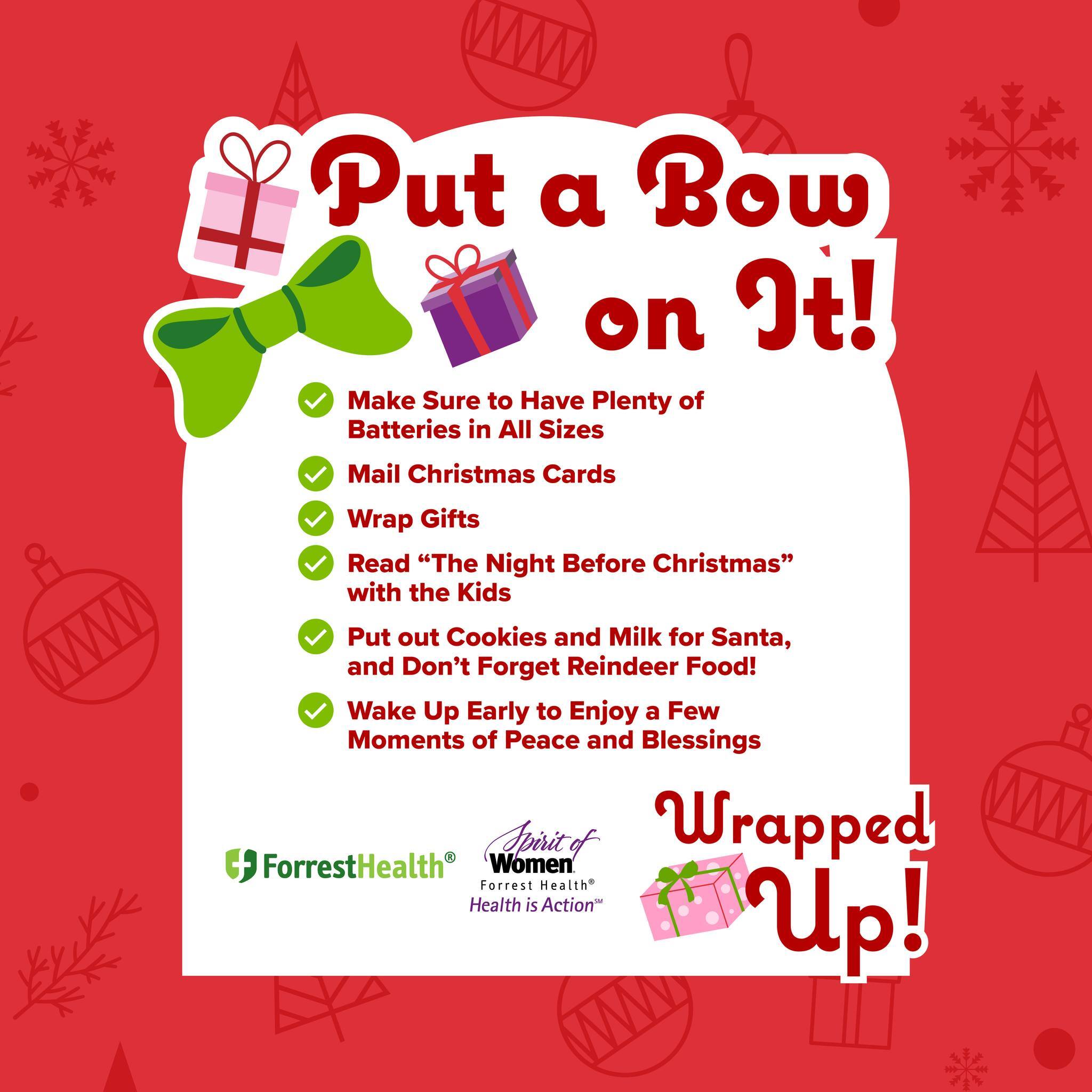 Forrest General Hospital – It’s Time for Us to Put a Bow on Spirit of Women’s Wrapped Up!