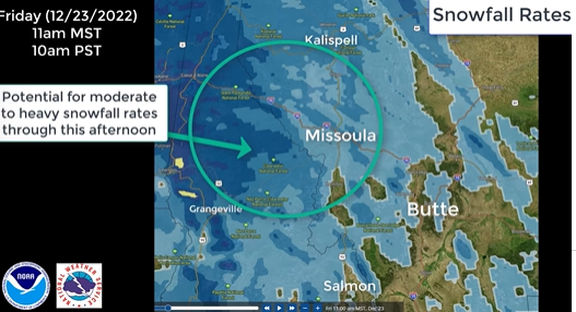 Heavier Snow Rates May Occur Through Saturday Evening Heavier Snow Rates May Occur Through Saturday Evening