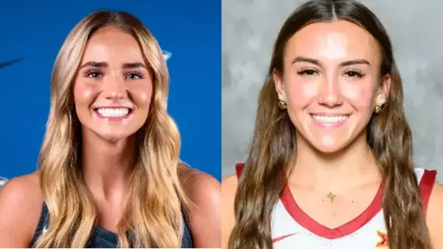 Nova Southeastern Sharks' Delaney Wolfe and Iowa State Cyclones' Reagan Wilson