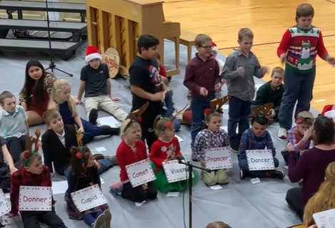 Hinsdale Public Schools Christmas Program Was a Smashing Success