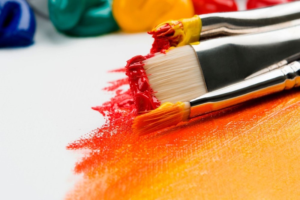 Painting & Taking Cement Gnomes and Fairy Mushrooms at De Bloemen Hof on Apr 2