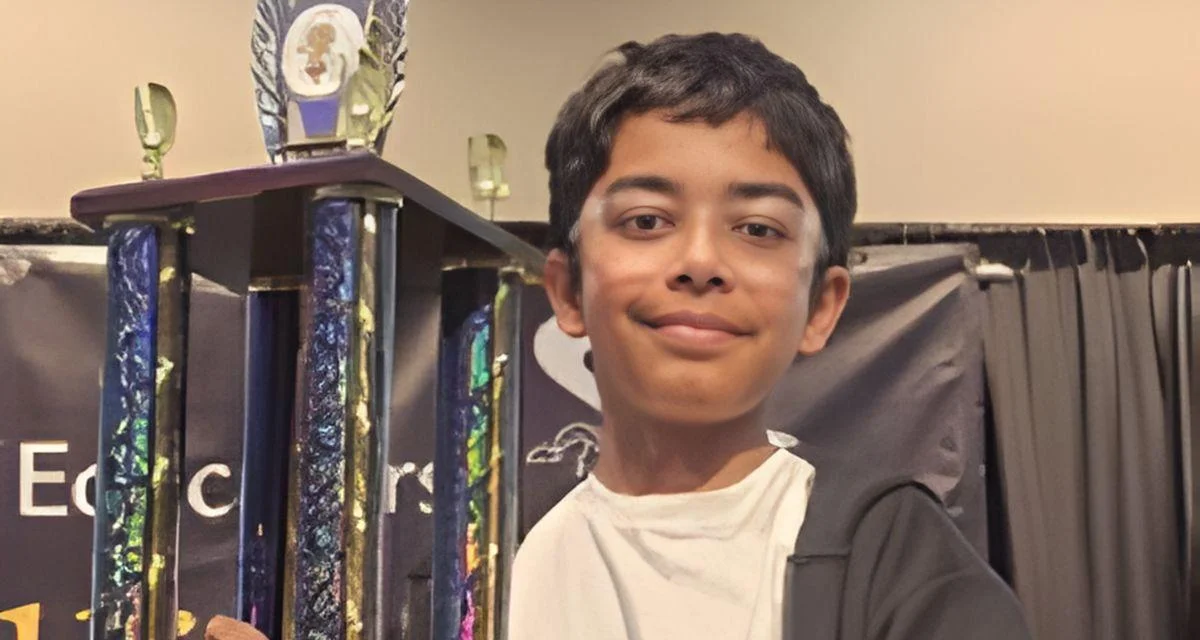 Sarv Dharavane, Sixth Grader at Peachtree Middle School