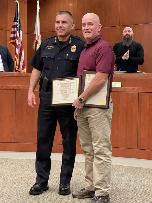City Commission recognized Sergeant Chalen Godwin who retired after 23 years with the force