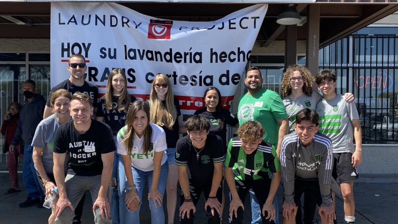 Austin FC’s Stuver on laundry project expansion: ‘Too many people take for granted what clean clothes can do’
