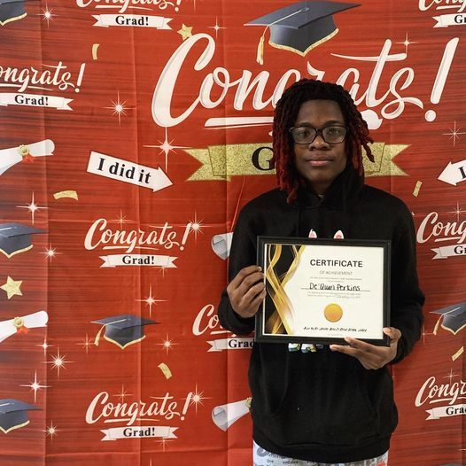 ASU Mid-South Adult Education Center is ecstatic to highlight their new GED graduate: De’Quan Perkins